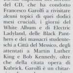 Francesco Garolfi Rockerilla 1968 Odissea nel Rock